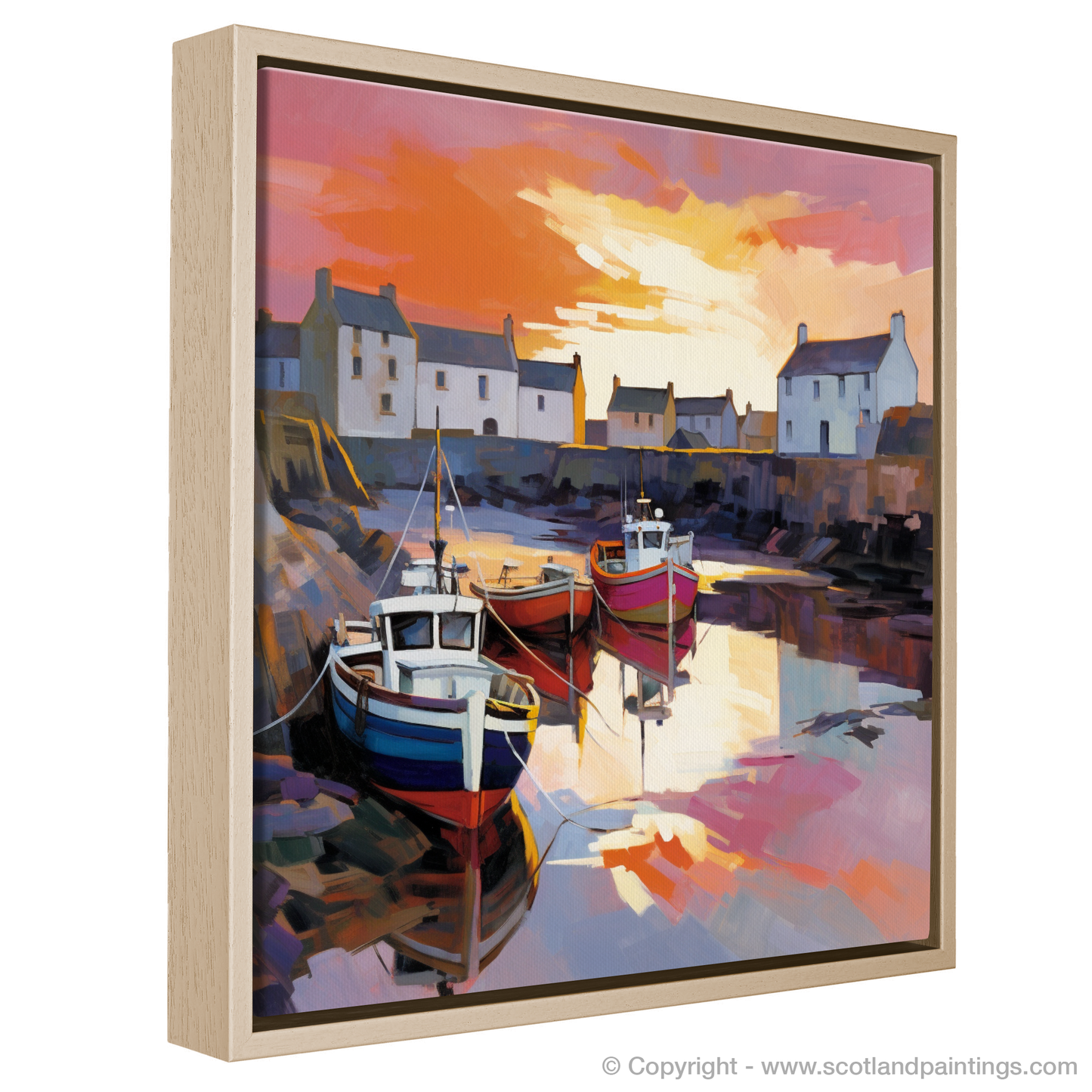 Portsoy Harbour Sunset Serenade
