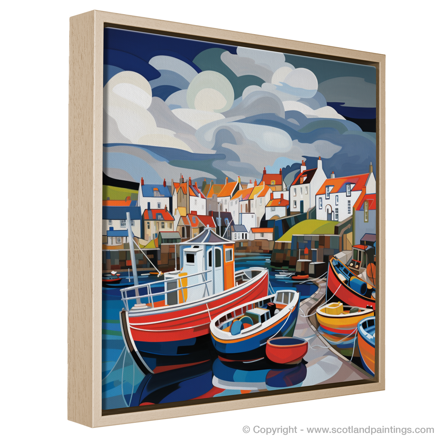 Stormy Elegance: Pittenweem Harbour Reimagined