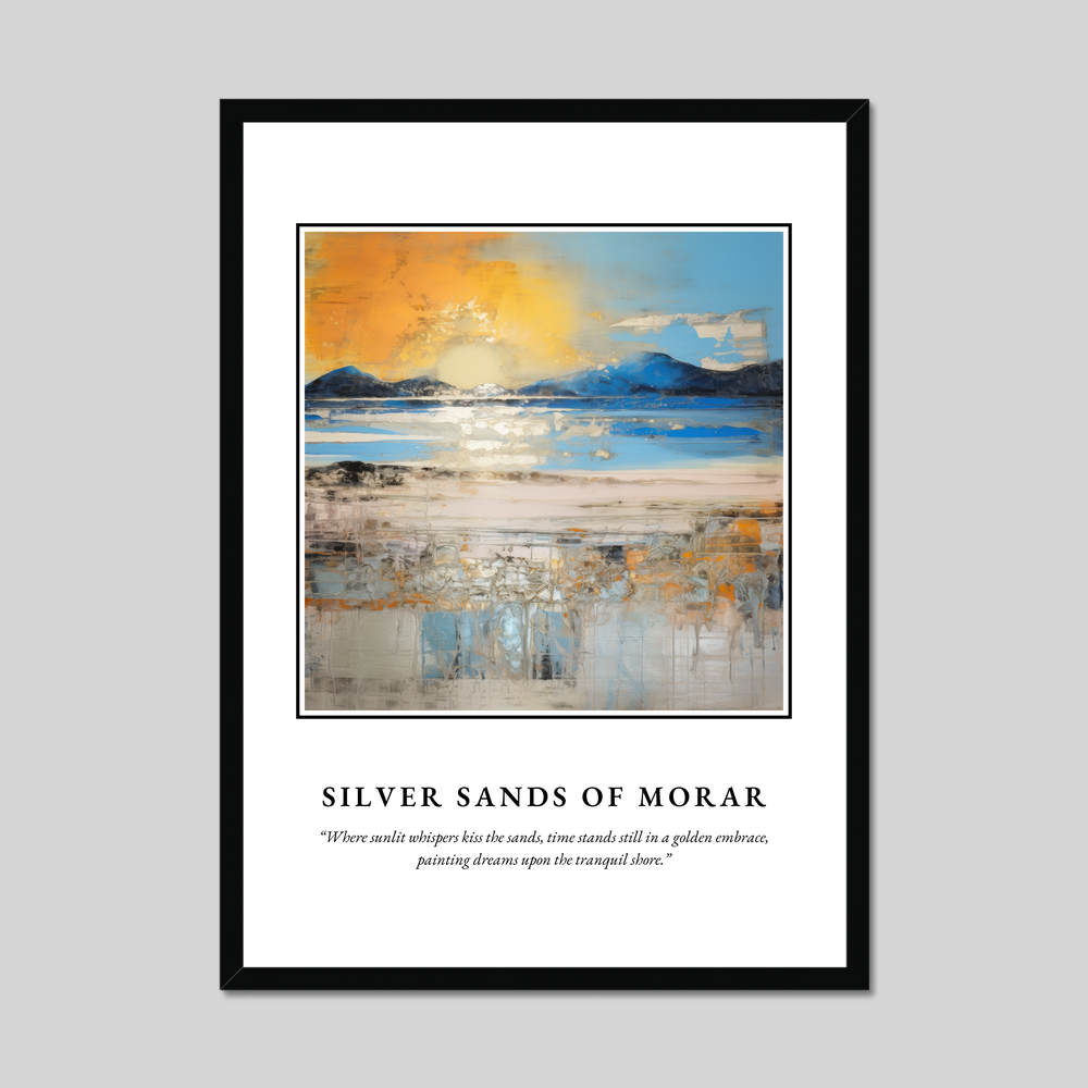 Poster in a black frame