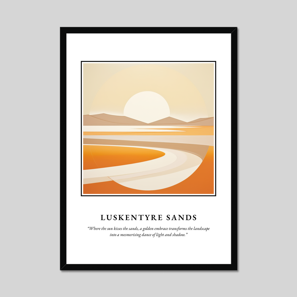 Poster in a black frame