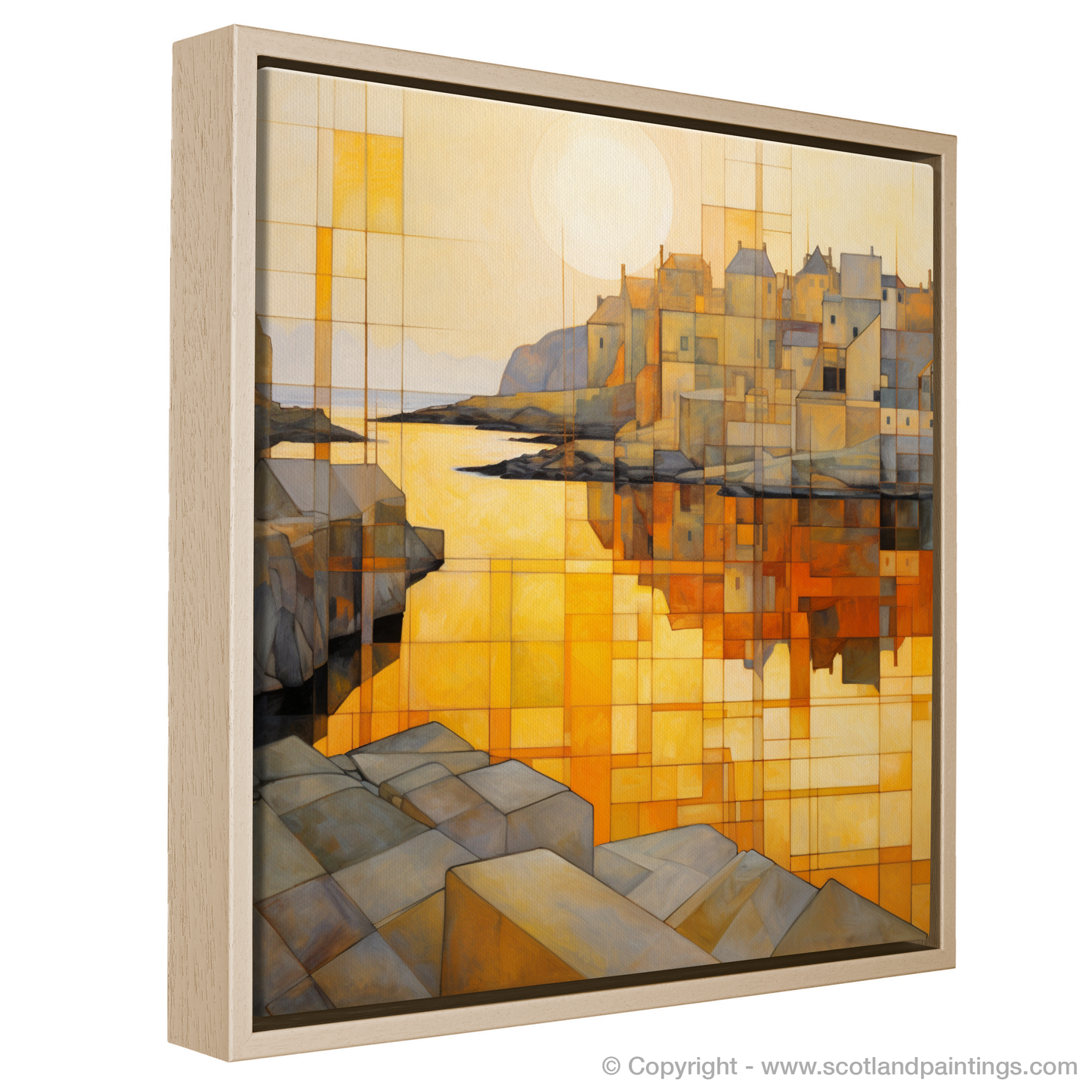 Golden Hour Symphony at Castlebay Harbour