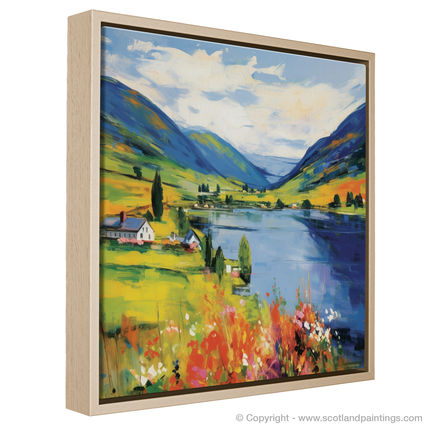 Pop Art Panorama of Loch Earn