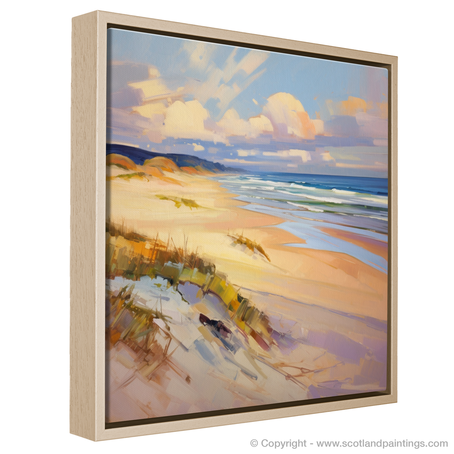 Golden Hour Serenity at Balmedie Beach