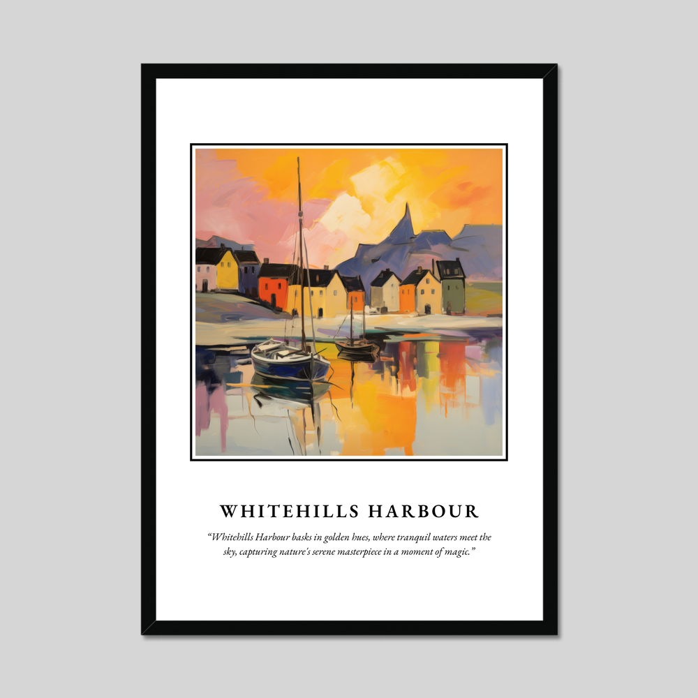 Poster in a black frame