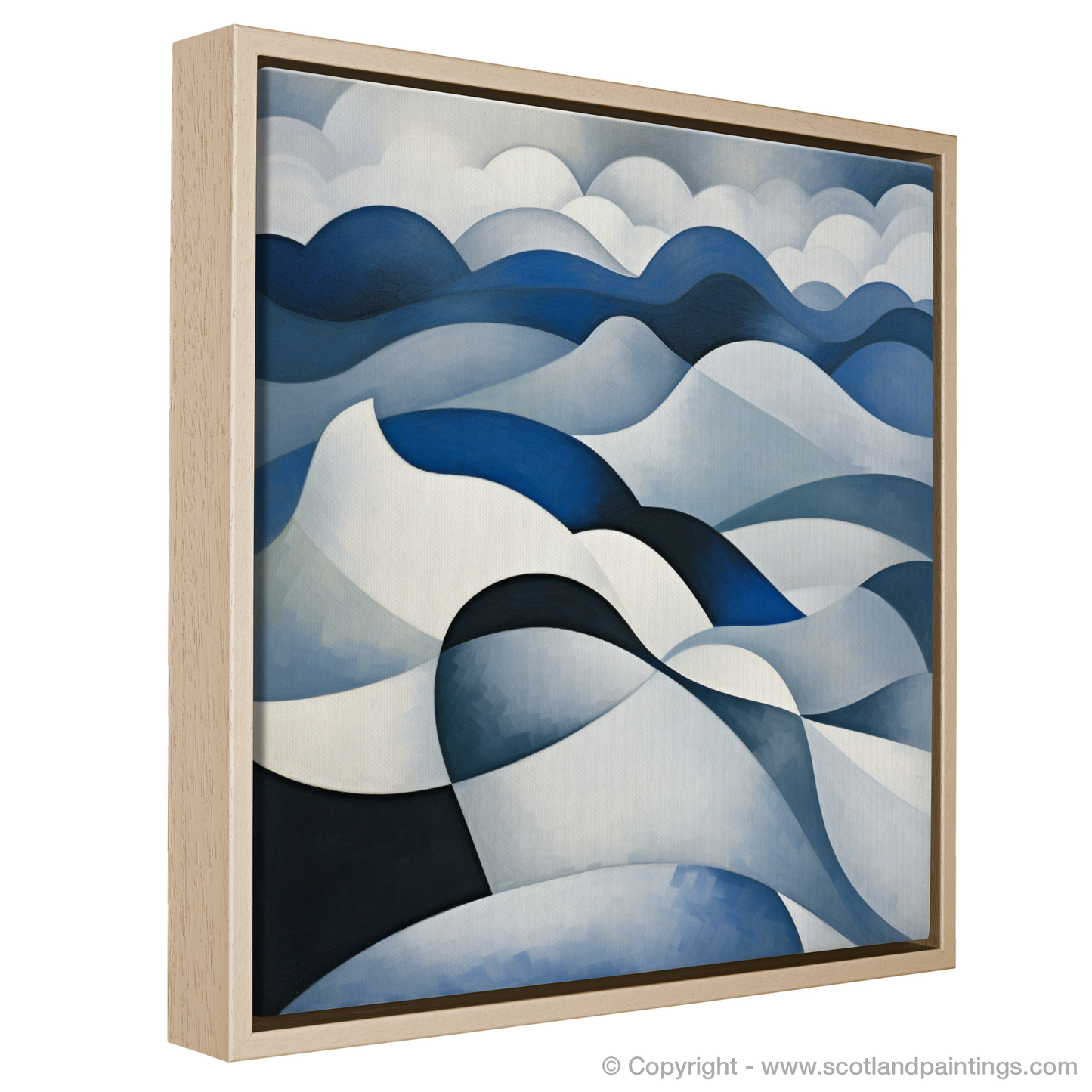 Tempest's Embrace: An Abstract Ode to the Silver Sands of Morar