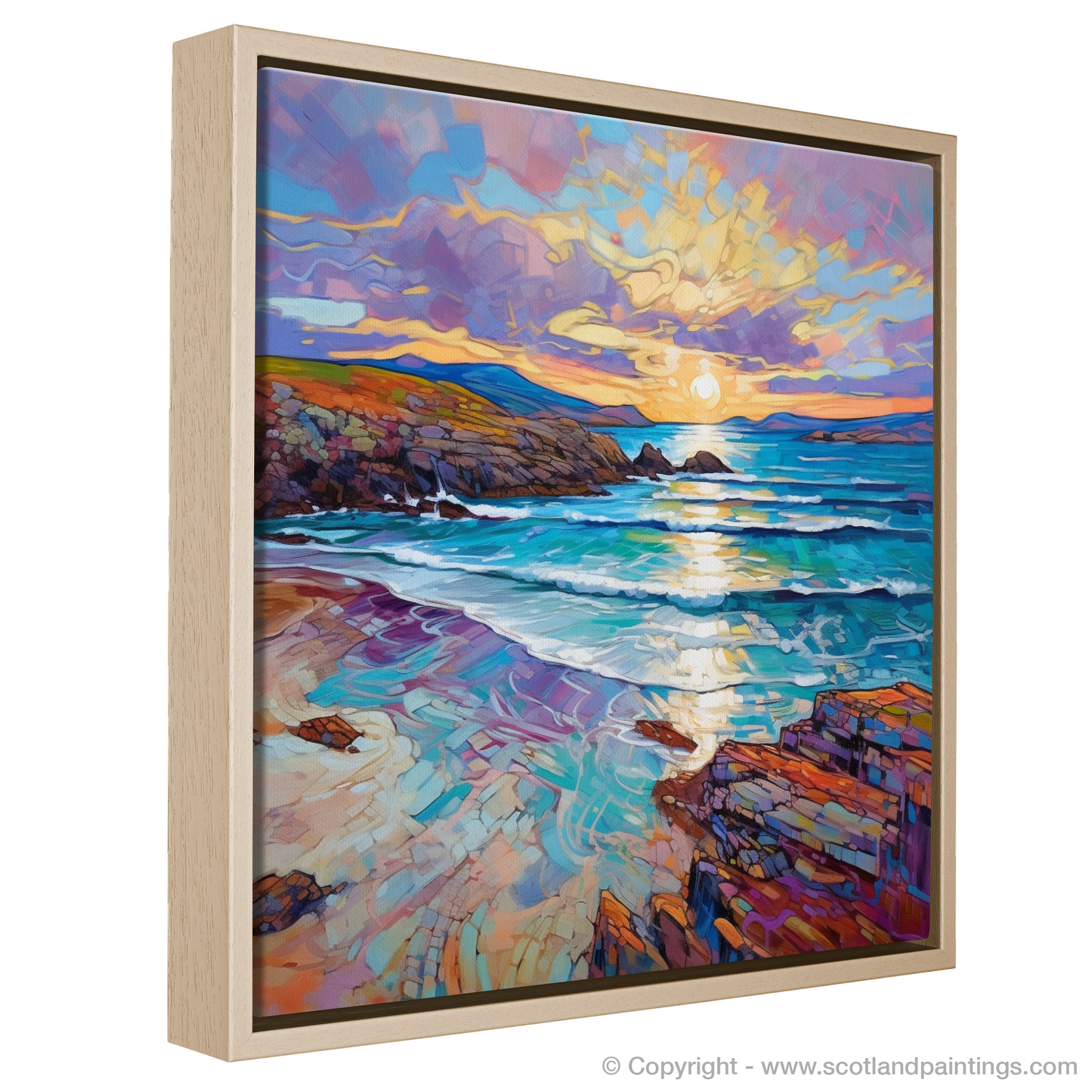 Enchanting Dusk at Traigh Mhor: A Modern Impressionist Masterpiece