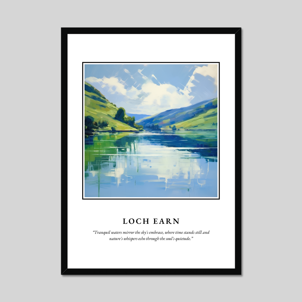 Poster in a black frame