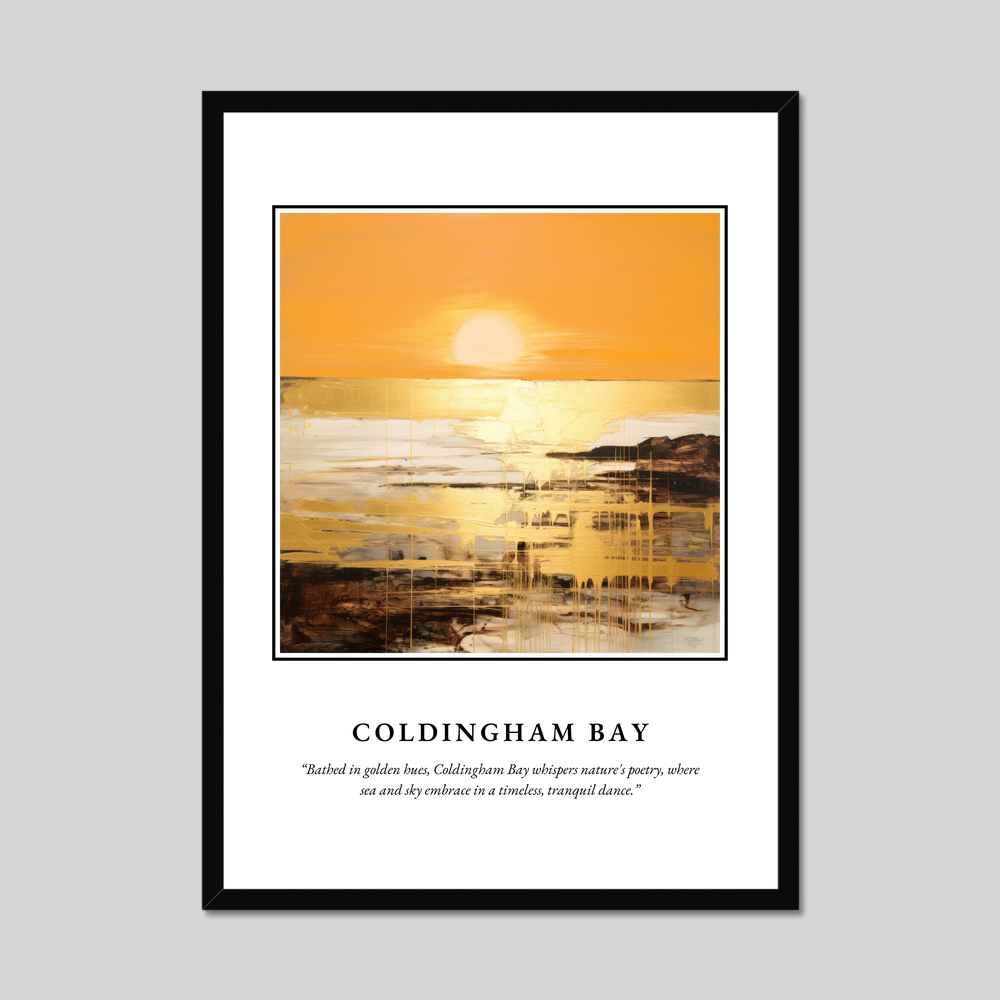 Poster in a black frame