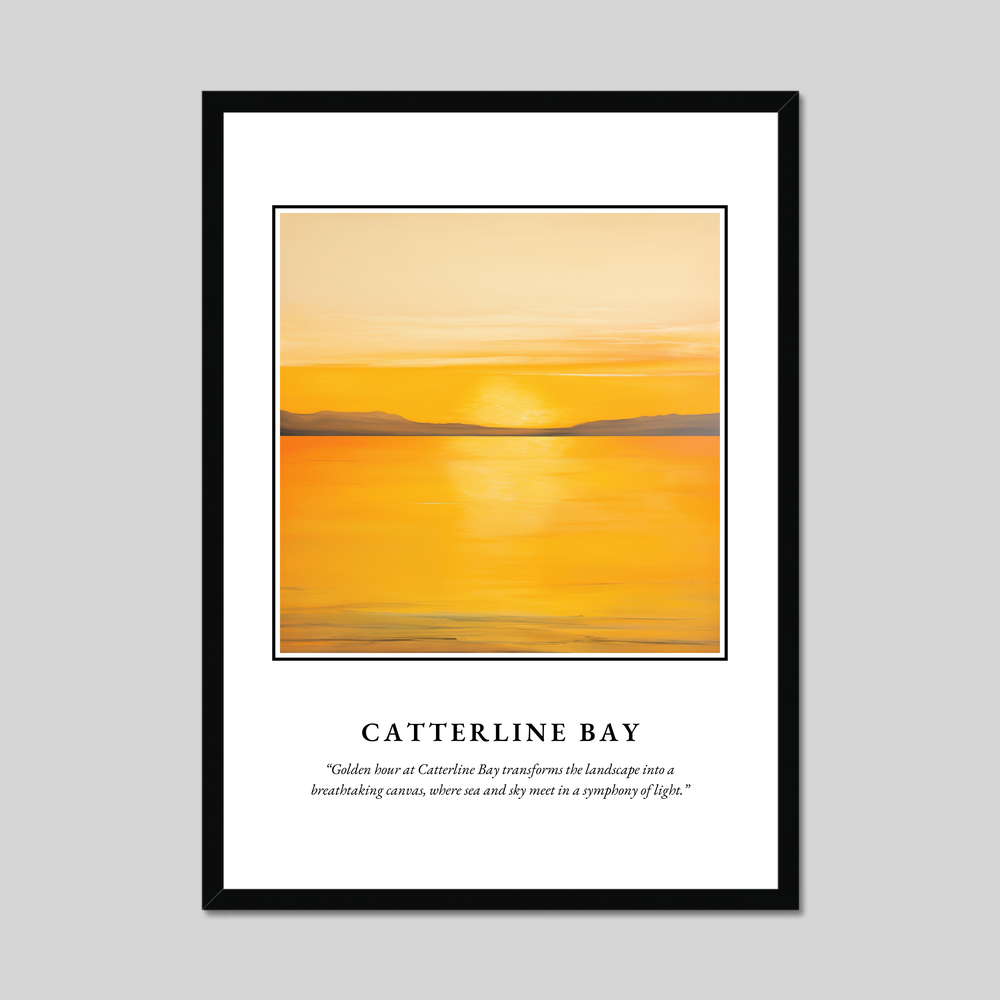 Poster in a black frame