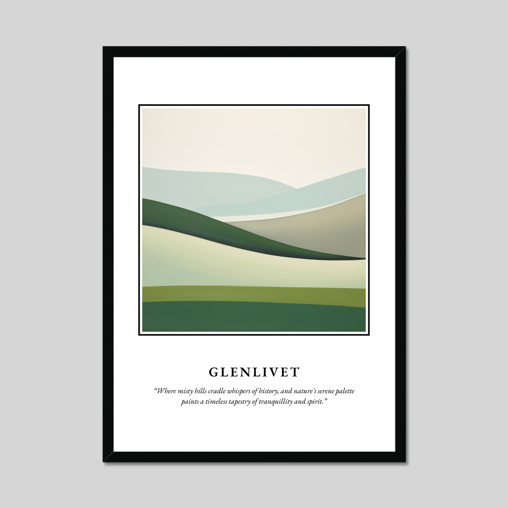 Poster in a black frame