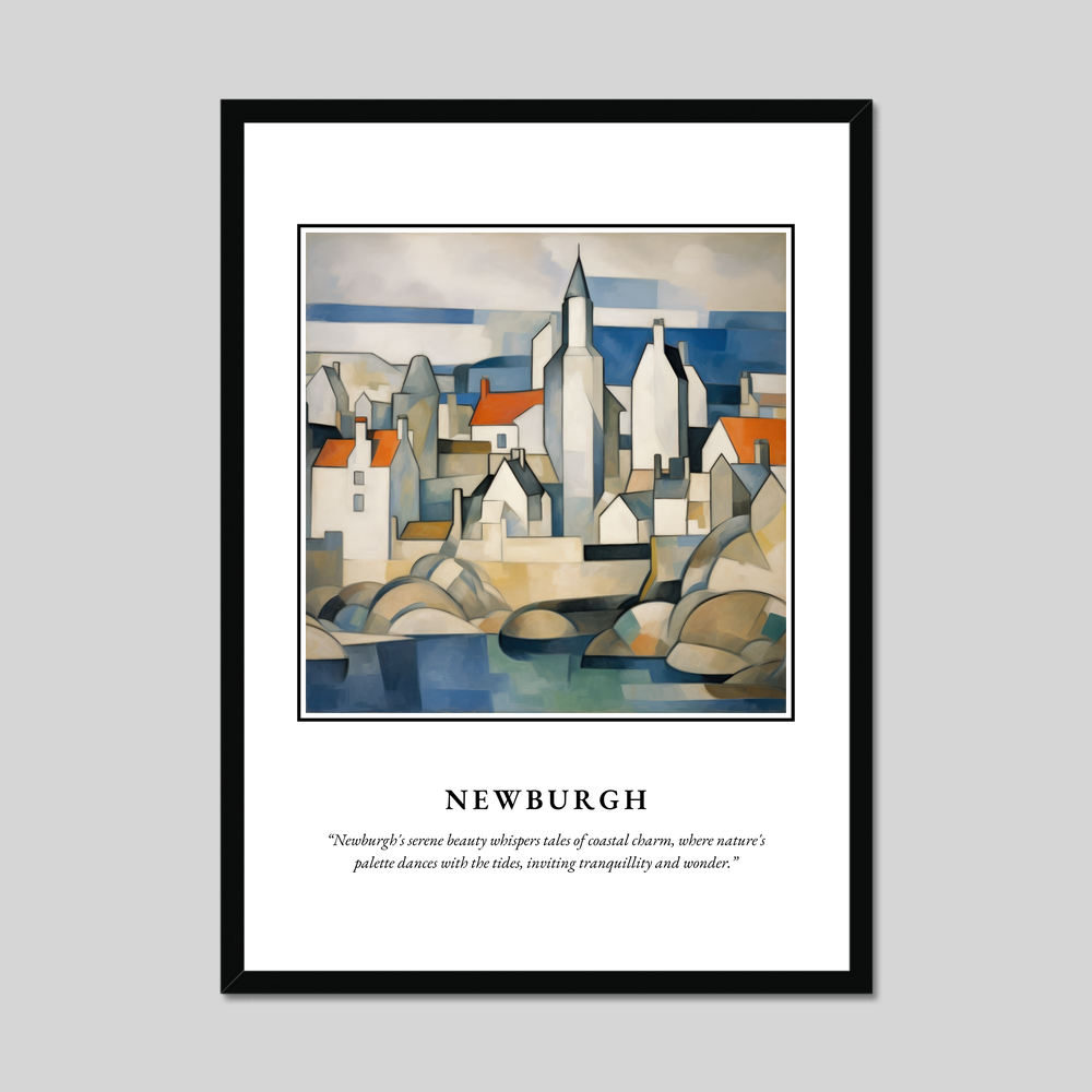 Poster in a black frame