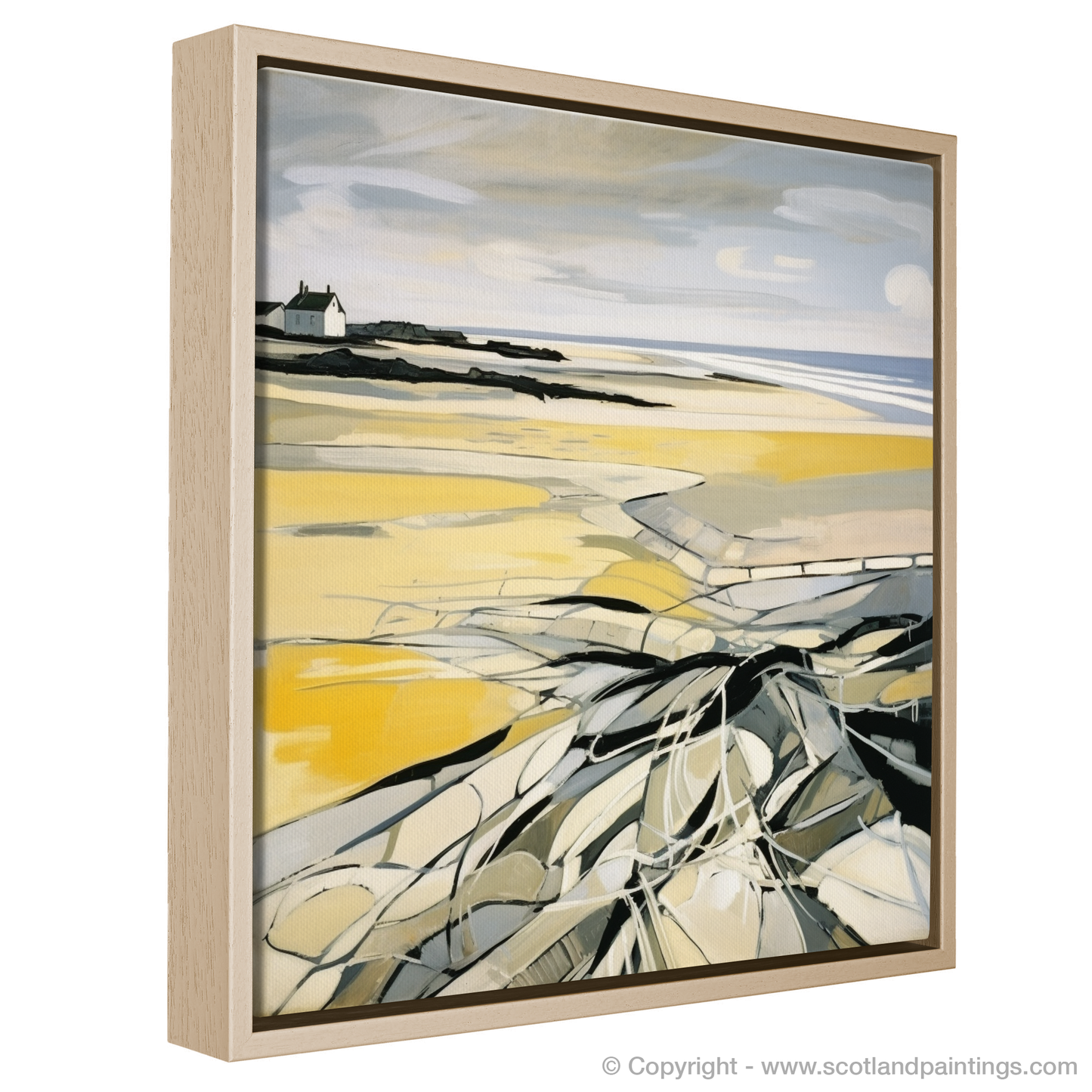 Cubist Shores of West Sands St Andrews