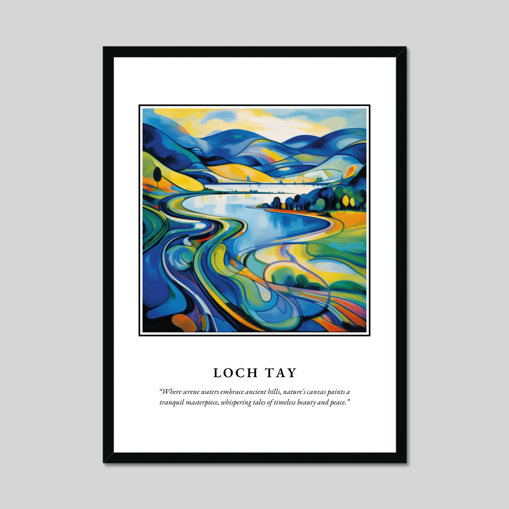 Poster in a black frame