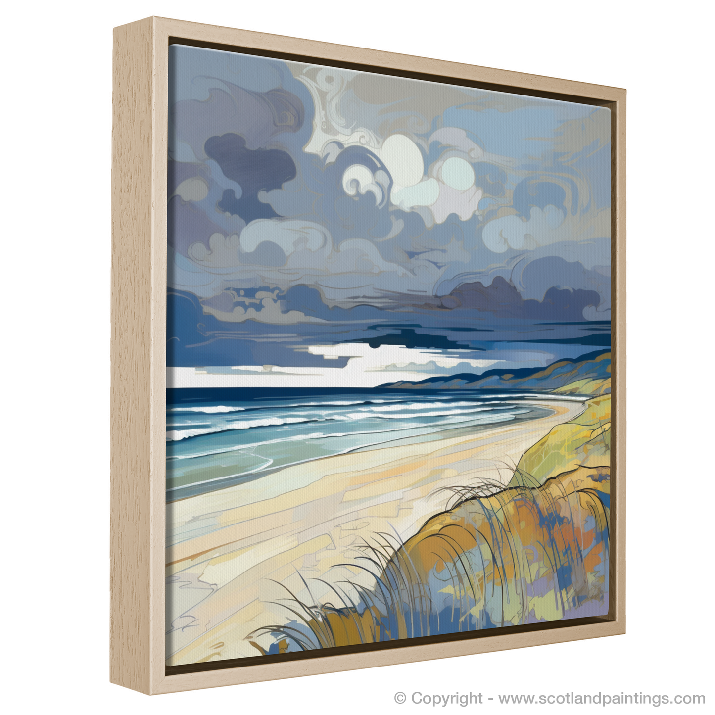 Art Nouveau Storm over Traigh Mhor