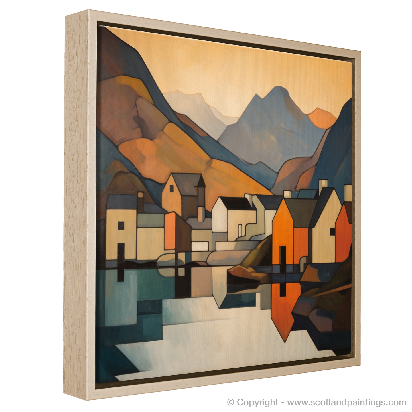 Cubist Dusk at Loch Coruisk