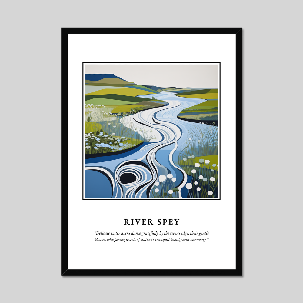 Poster in a black frame