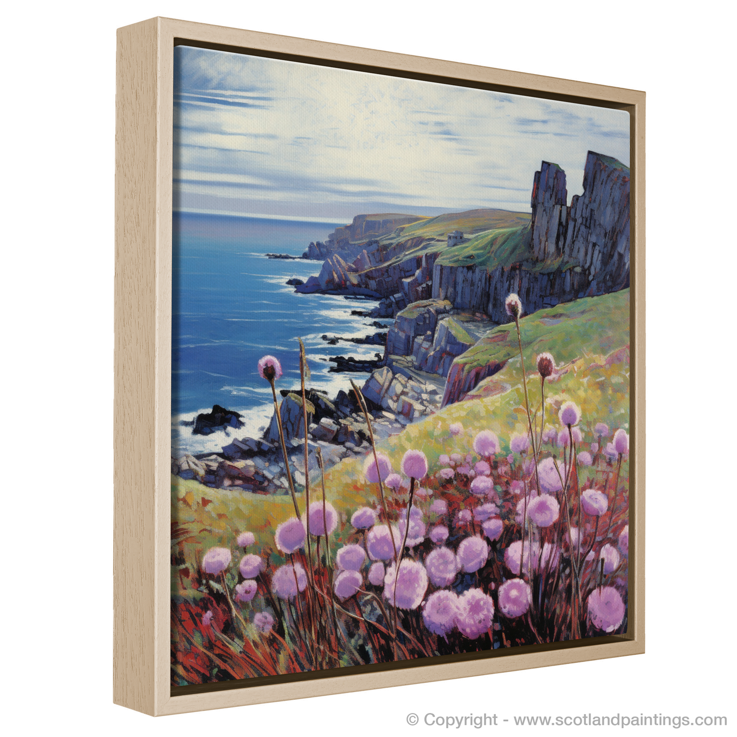 Surreal Sea Thrift Dreams on St Abbs Cliffs