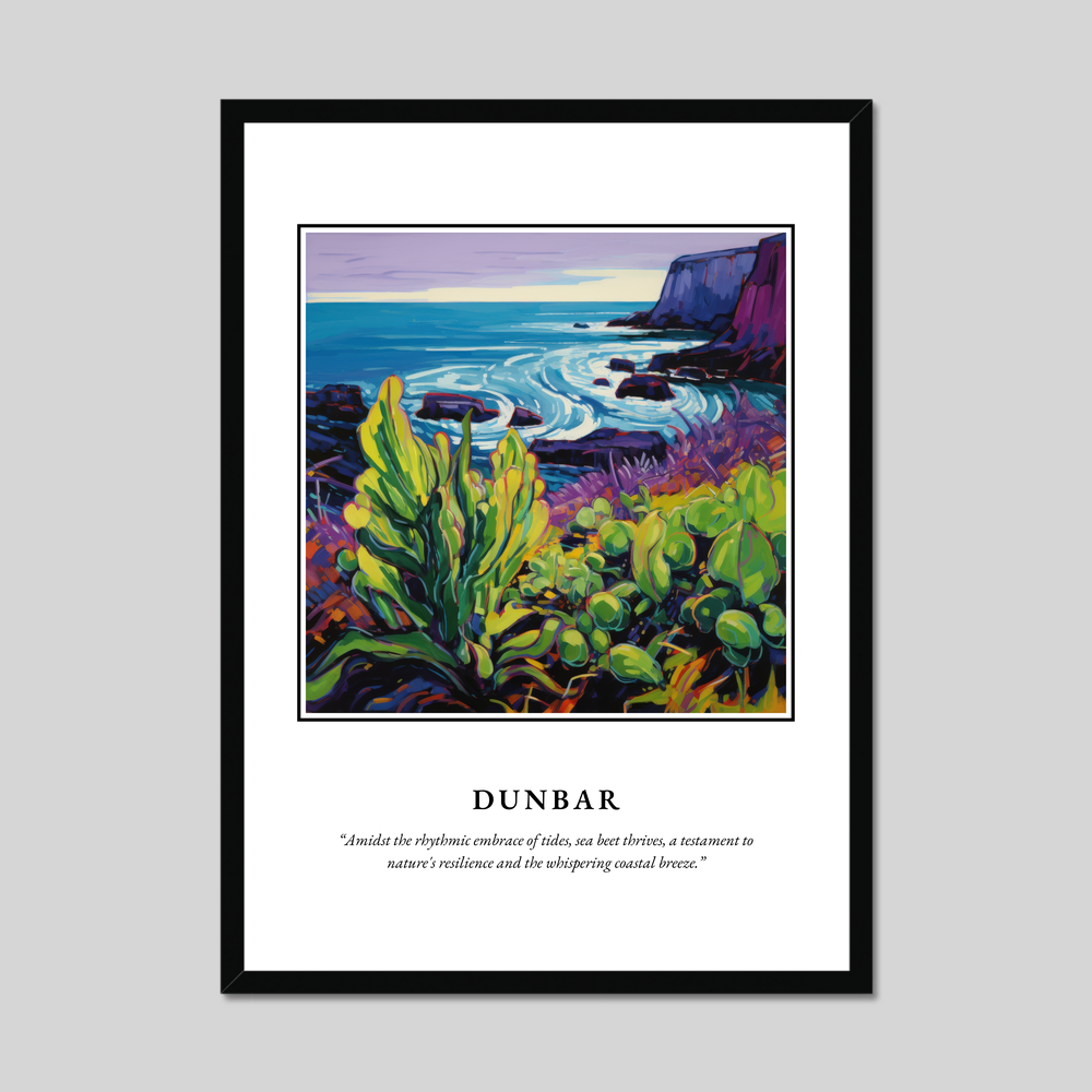 Poster in a black frame