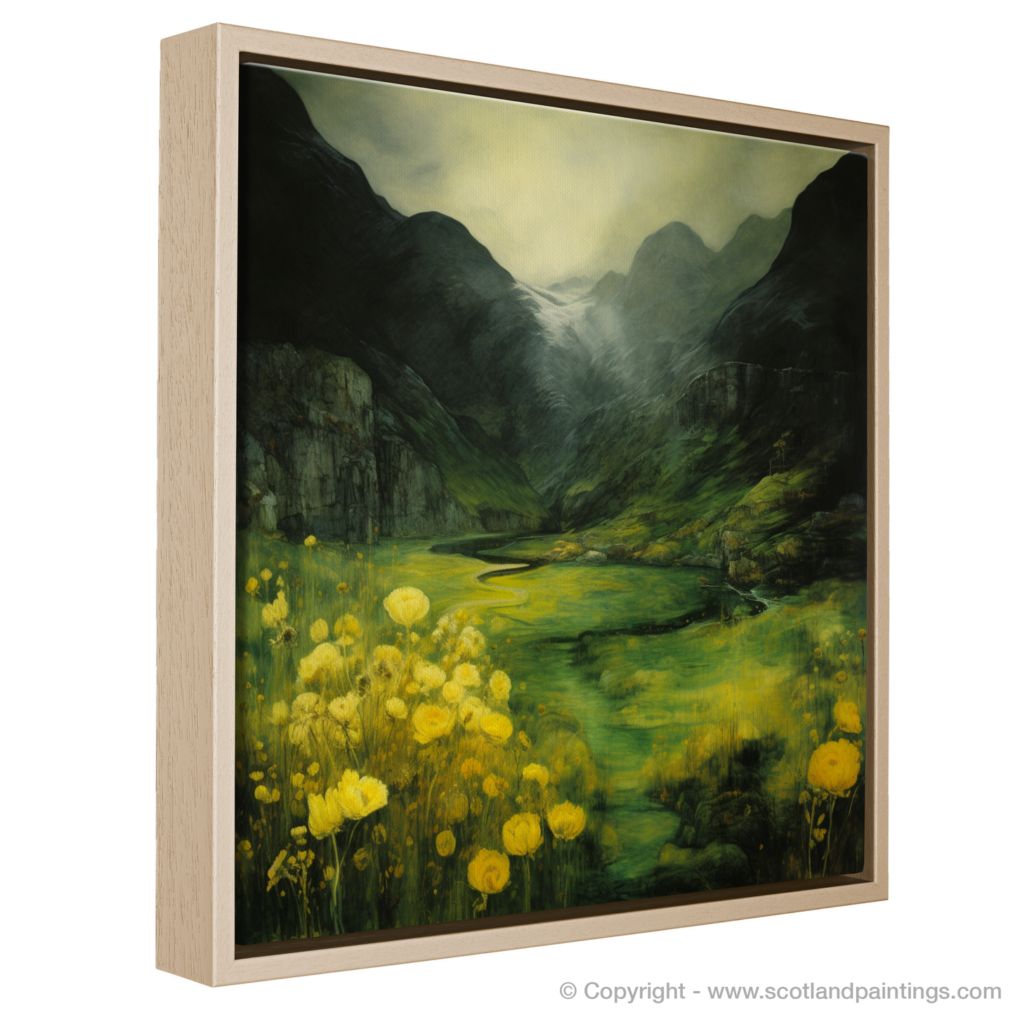 Tormentil's Radiance in the Surreal Uplands of Glenfinnan