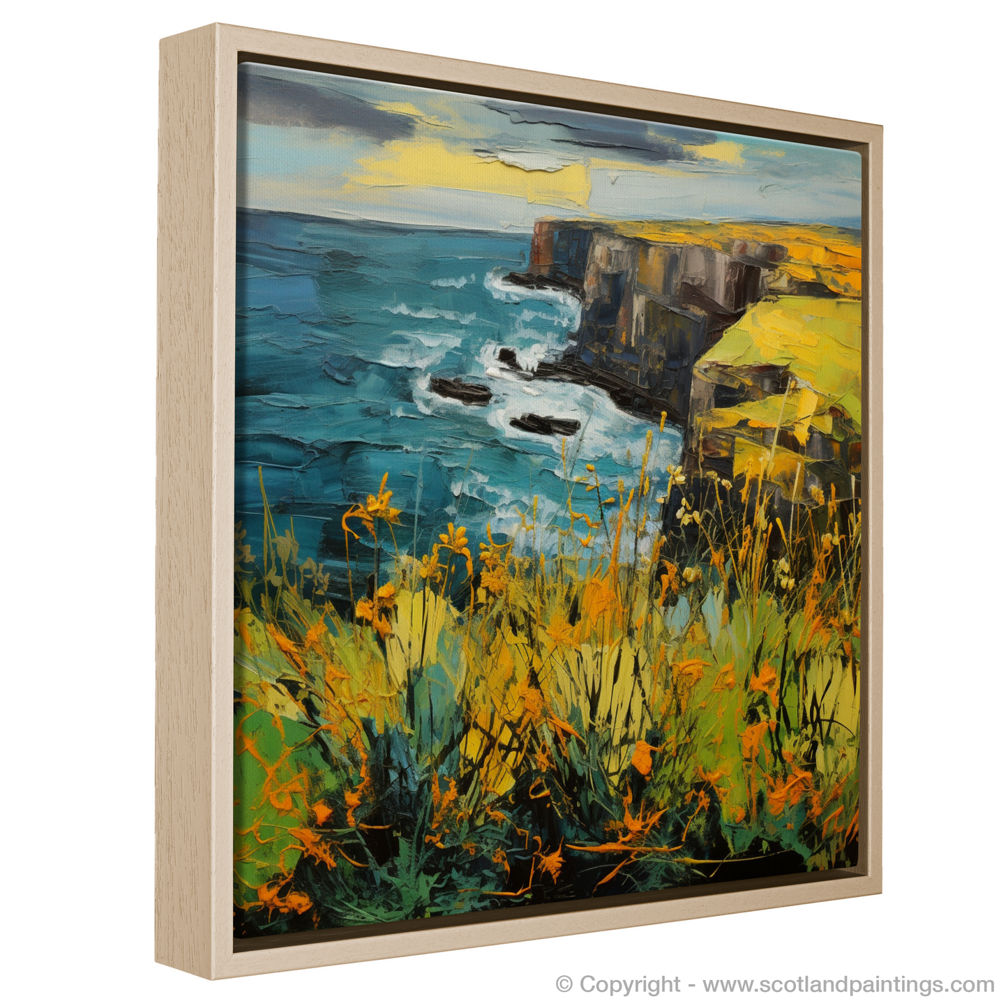 Golden Samphire Splendour on Berwick-upon-Tweed Cliffs