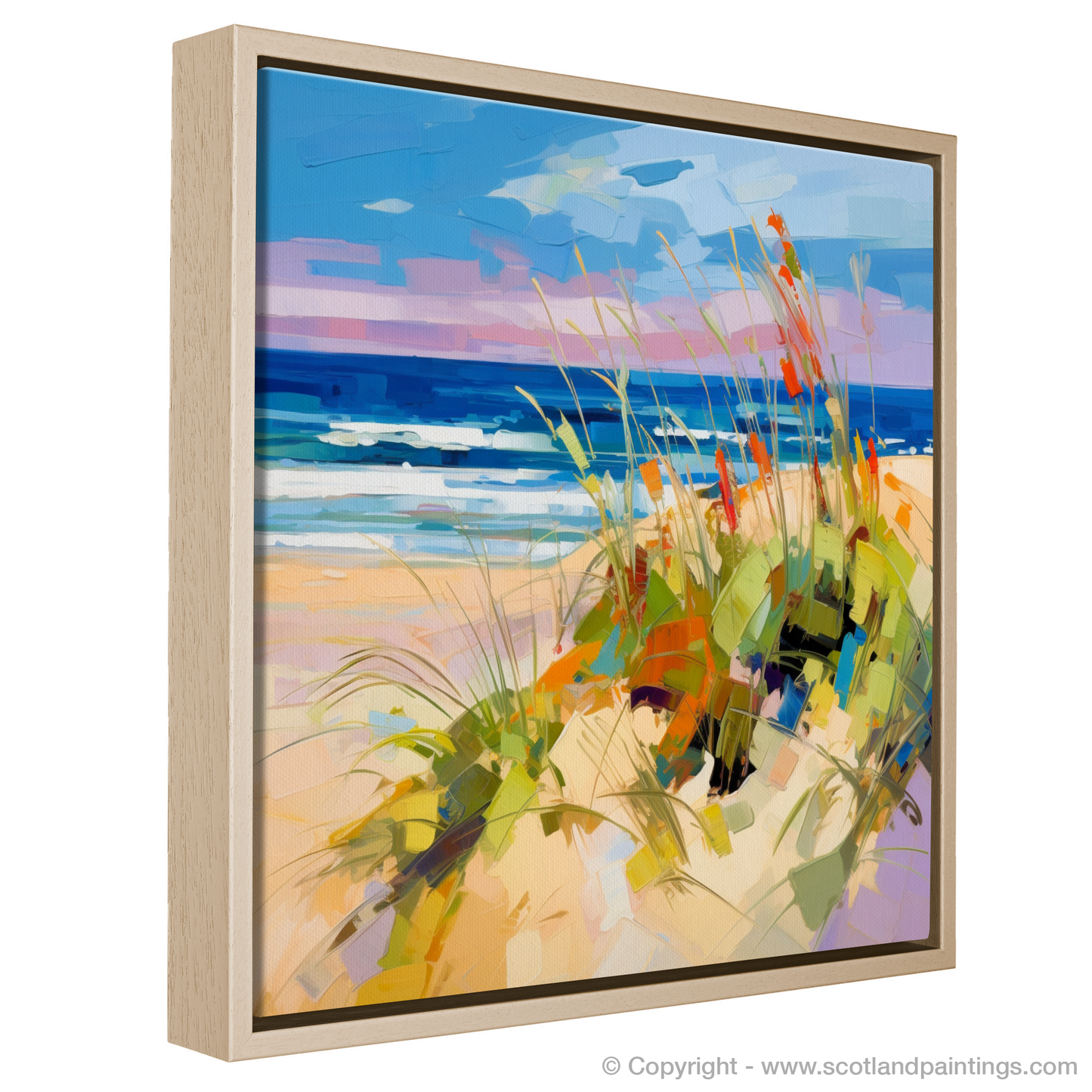 Sea Rocket Serenade: An Abstract Ode to Balmedie Beach Flora