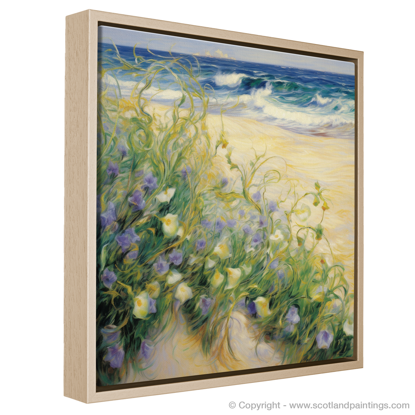 Troon Beach Serenade: Dance of the Sea Bindweed and Scottish Shores