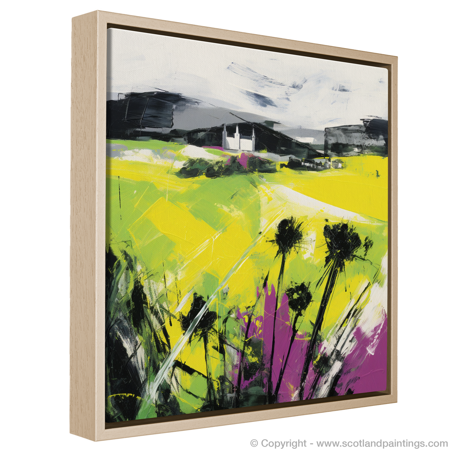 Thistle and Castle Fields: An Abstract Scottish Essence