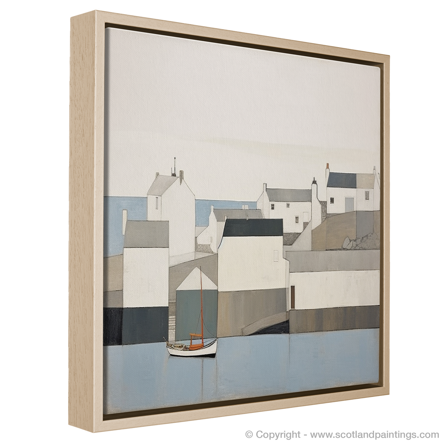 Sailing Through Abstraction: A Modern Tribute to Gardenstown Harbour