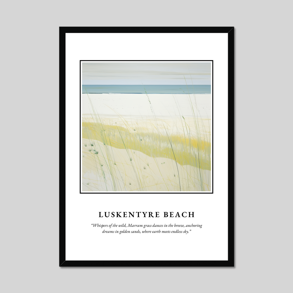 Poster in a black frame