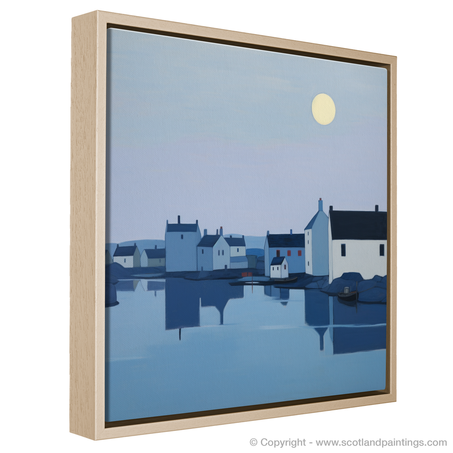 Dusk at Portnahaven Harbour: An Abstract Encounter