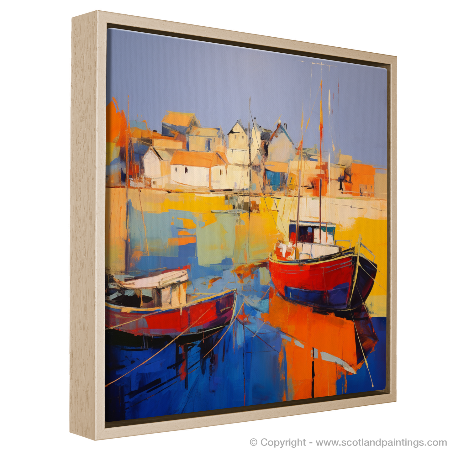 Golden Hour Serenity at North Berwick Harbour