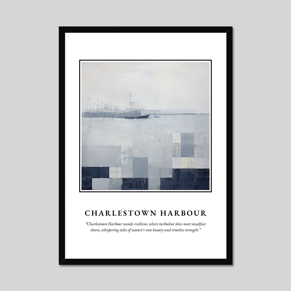 Poster in a black frame