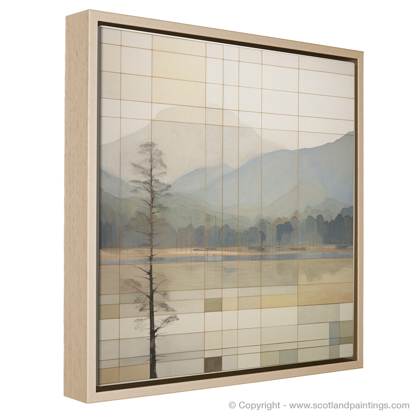 Misty Highlands Muse: An Abstract Ode to Glen Affric