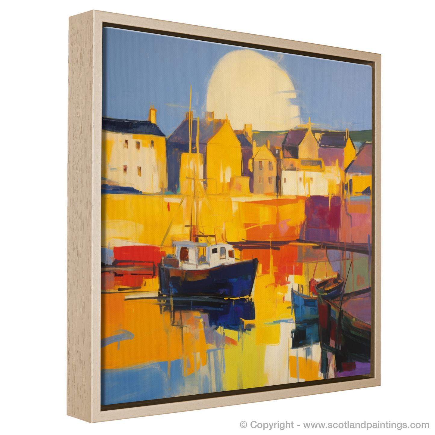 Golden Hour Embrace at Macduff Harbour