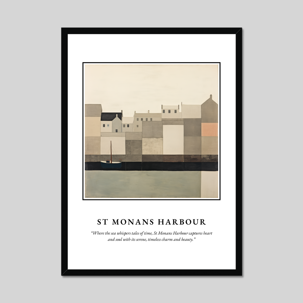 Poster in a black frame