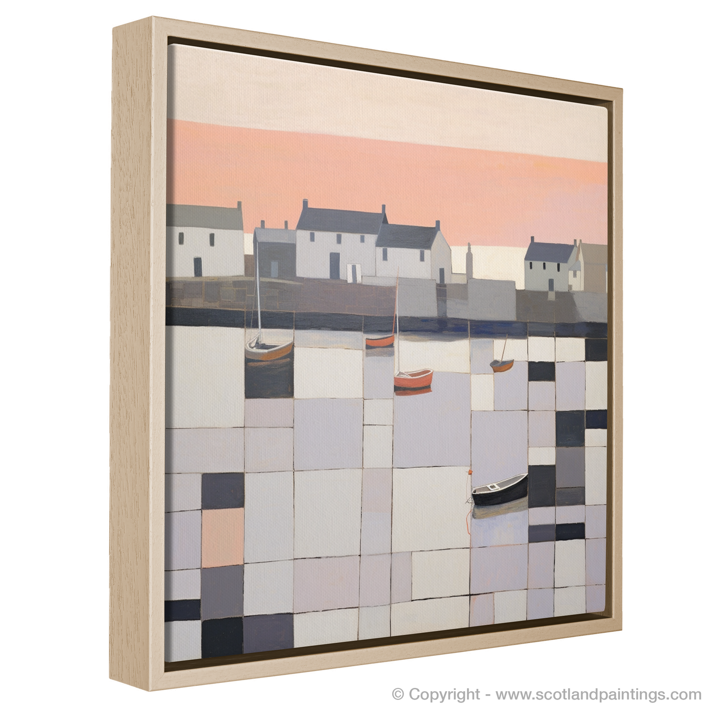 Dusk at Pittenweem Harbour: An Abstract Enchantment