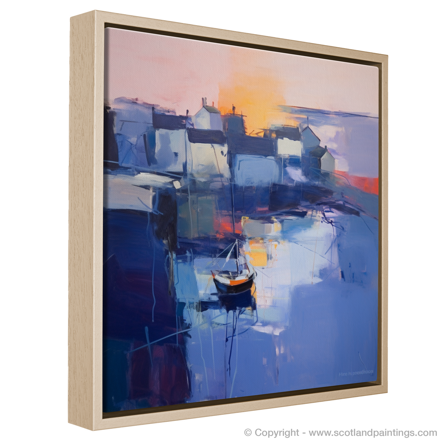 Dusk at Gardenstown Harbour: An Abstract Delight