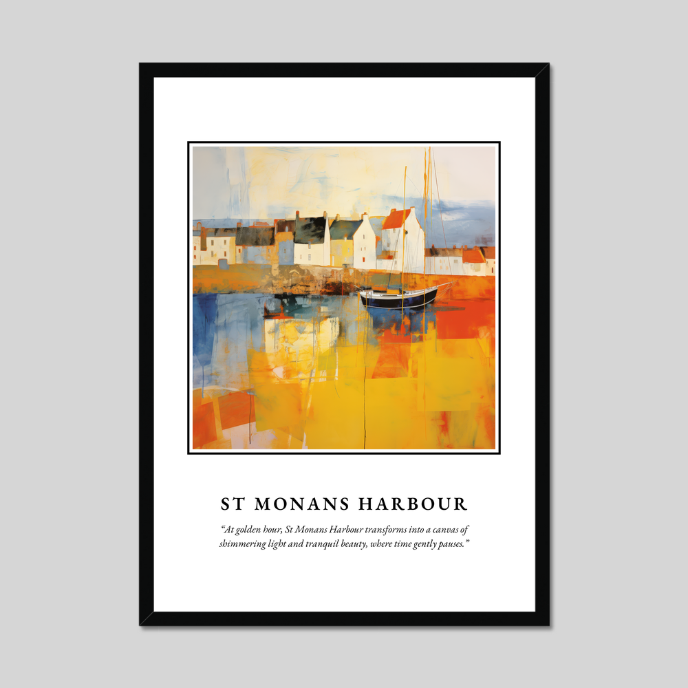 Poster in a black frame