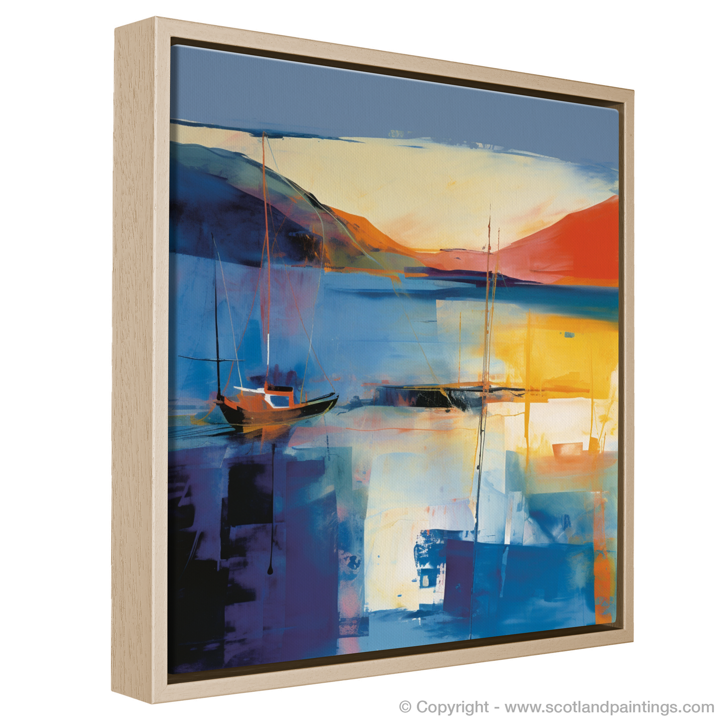 Dusk Embrace at Mallaig Harbour