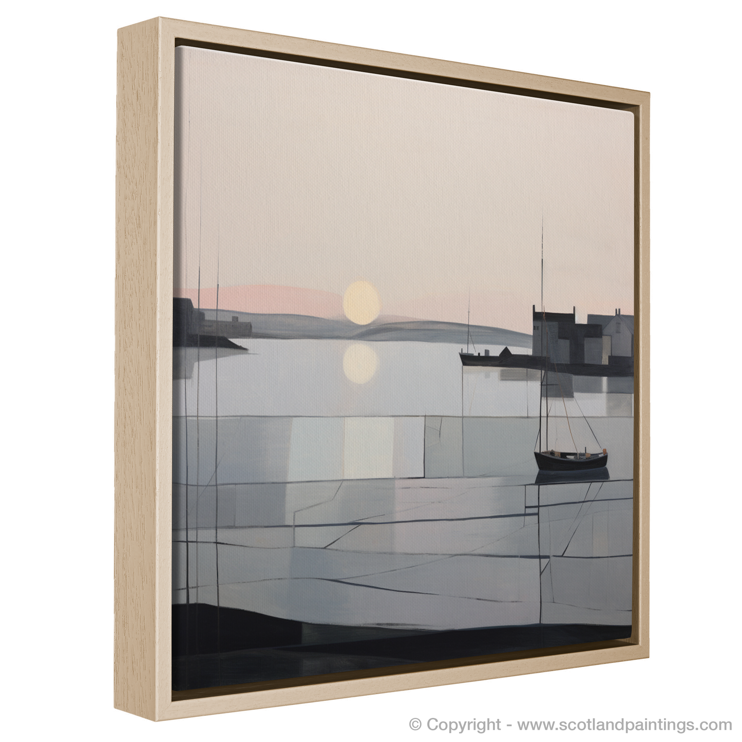 Dusk at Portnahaven: An Abstract Symphony of Serenity