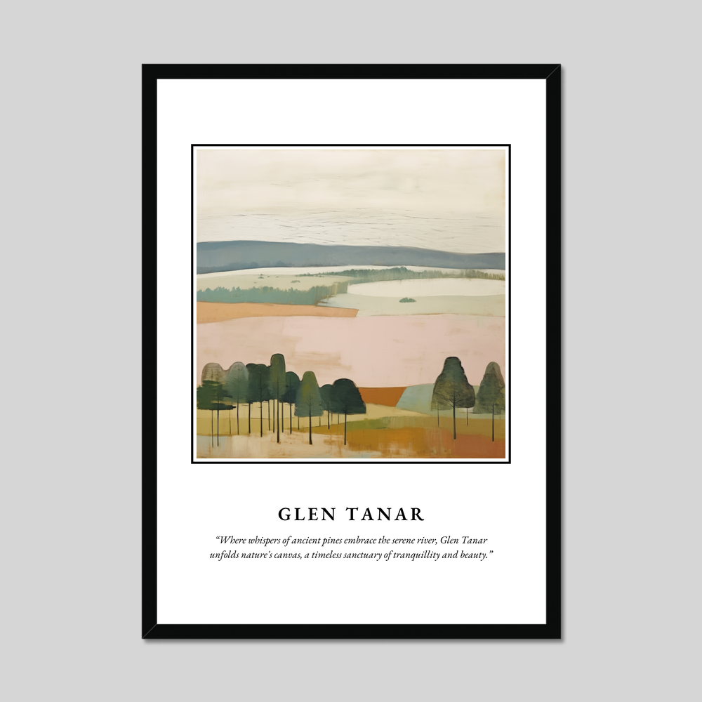 Poster in a black frame