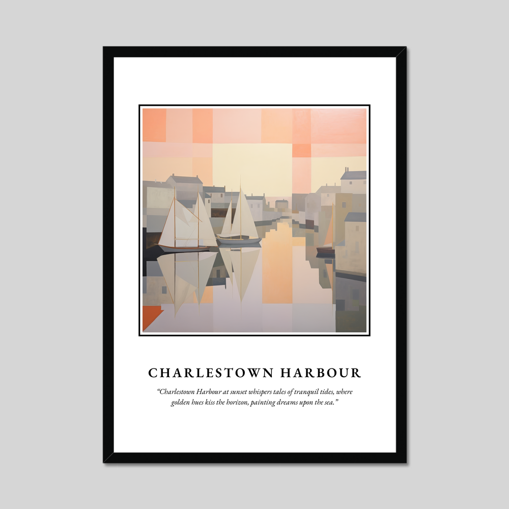 Poster in a black frame