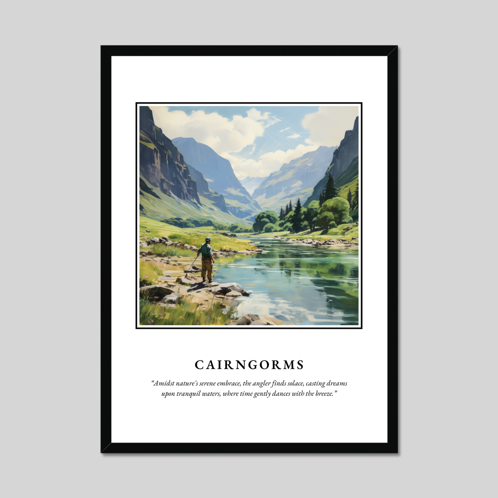 Poster in a black frame