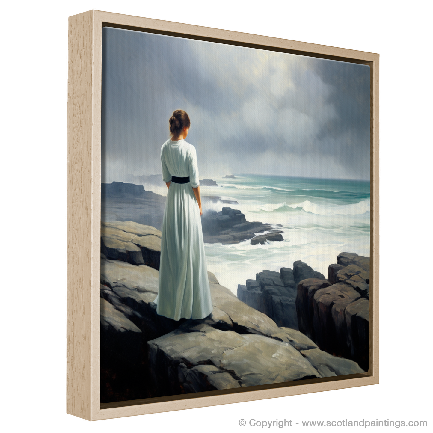 Solitude by the Sea: A Woman's Contemplation on Orkney's Coast