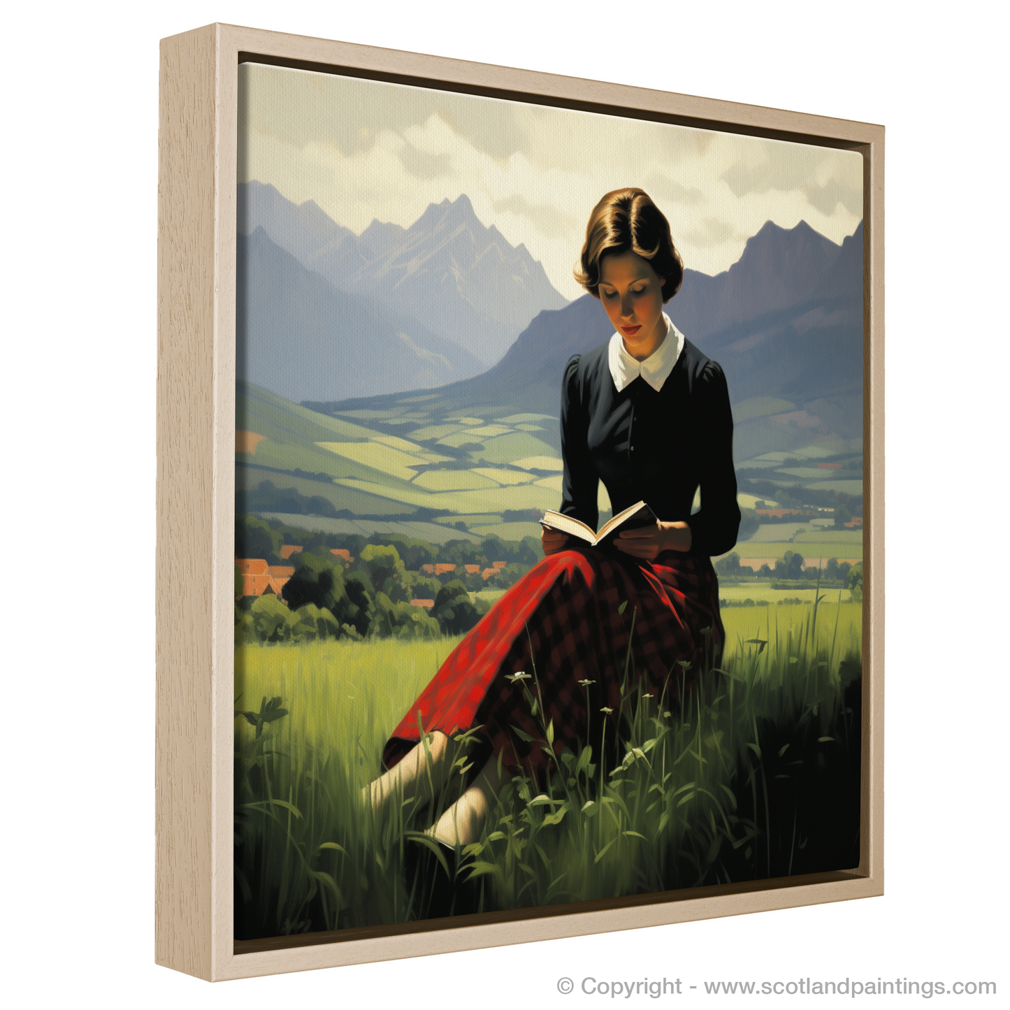 Highland Repose: A Woman's Contemplation by Ben Nevis