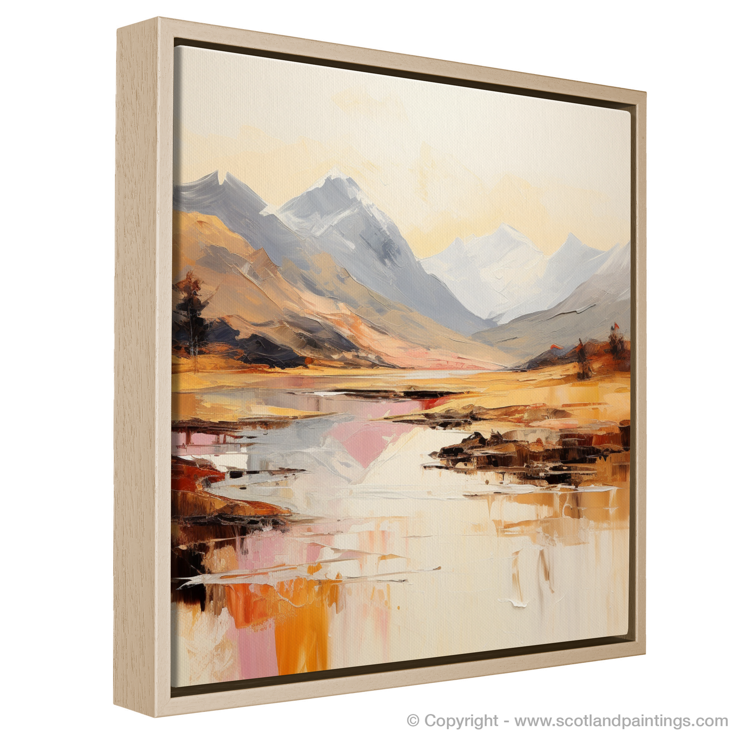 Dawn's Embrace: An Abstract Vision of Glen Coe