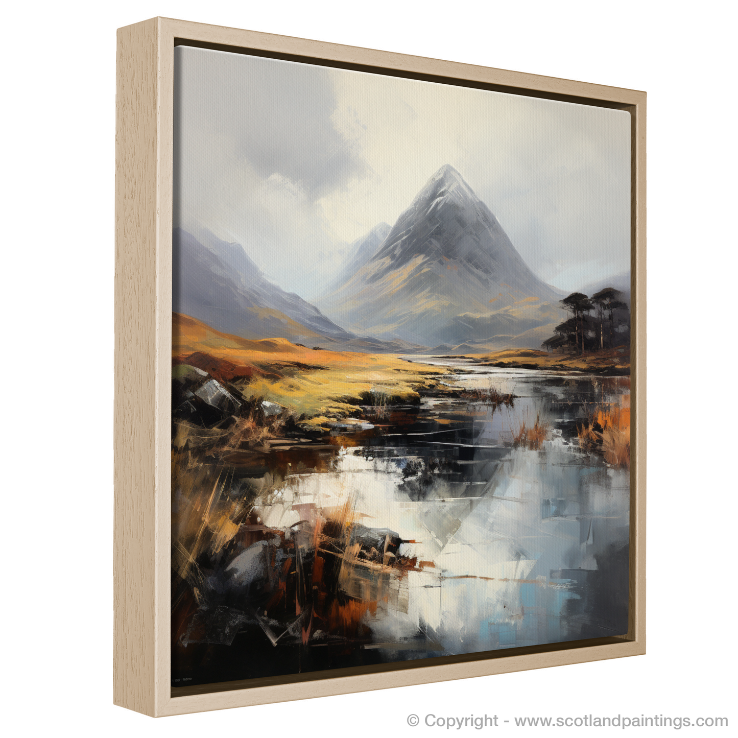 Highland Majesty: An Abstract Ode to Buachaille Etive Mòr