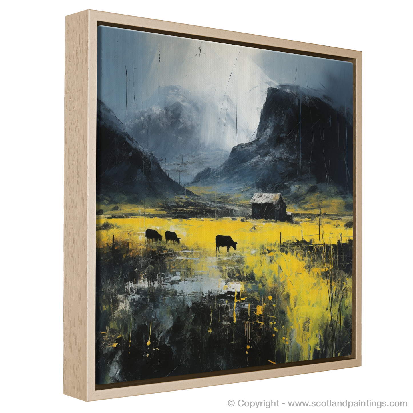 Highland Serenity: An Abstract Ode to Glencoe