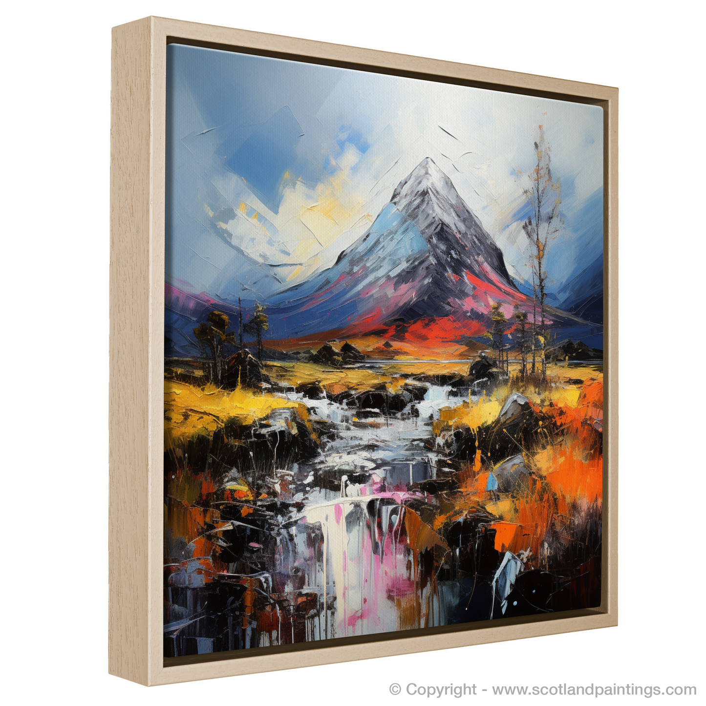 Buachaille Etive Mòr in Abstract Impressionist Majesty