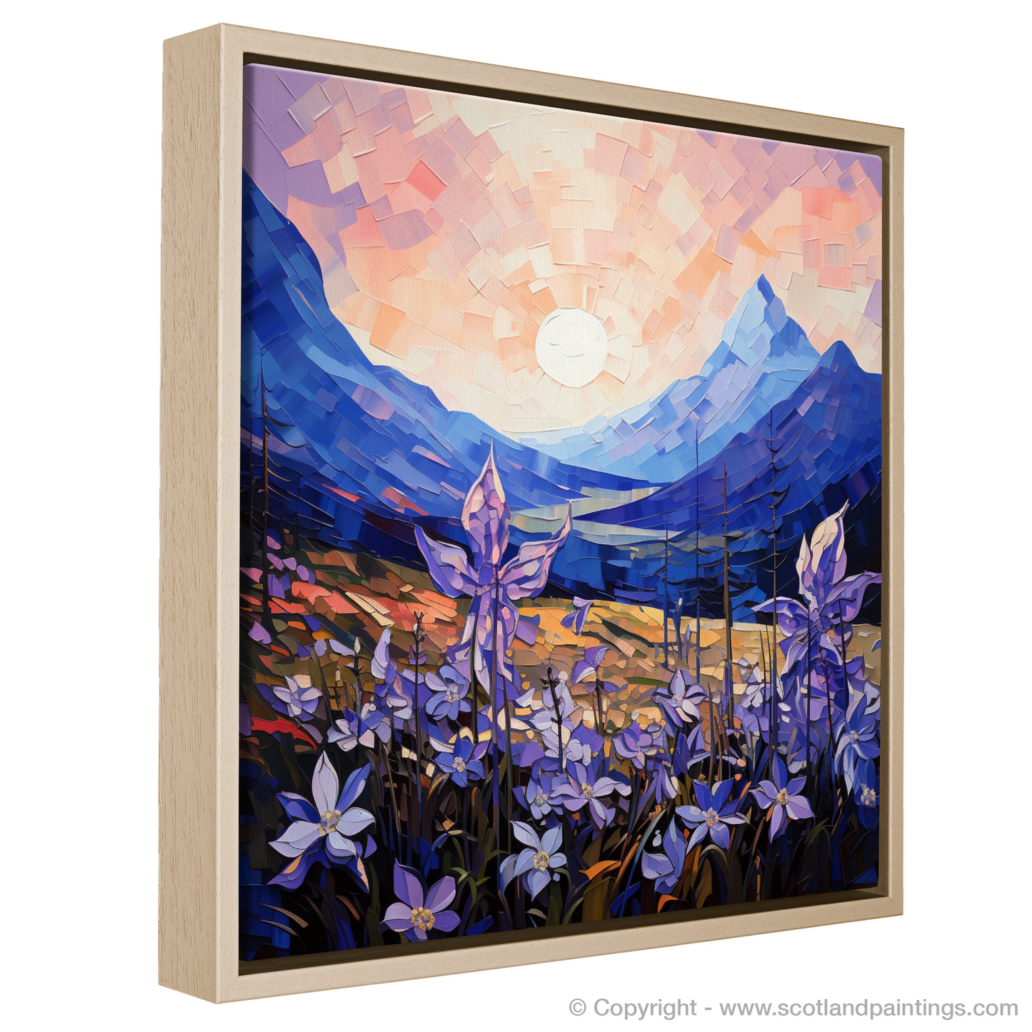 Dusk Symphony in Glencoe: The Allure of Bluebells and Buachaille